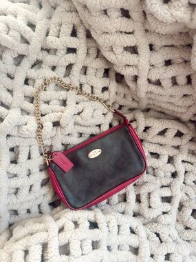 Coach Signature Magenta Mini Bag
